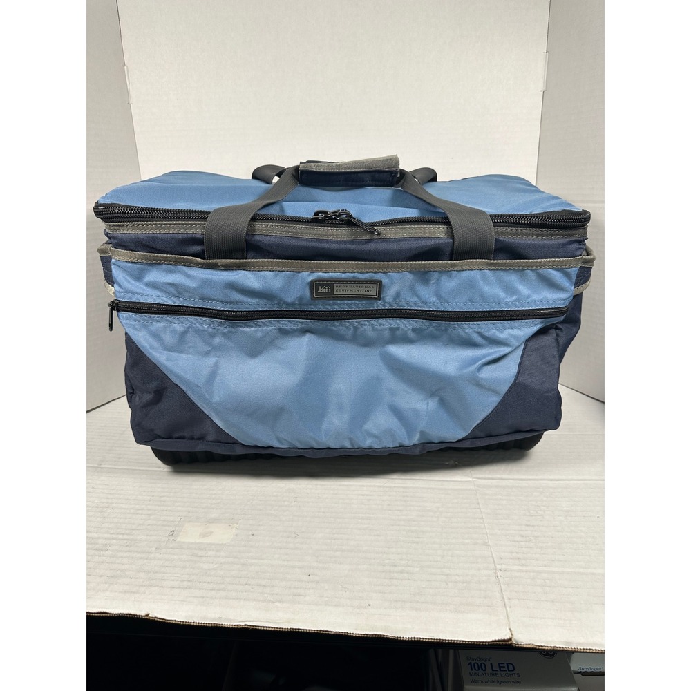 REI Co-op Soft Sided Insulated Cooler Bag Blue Navy Molded Bottom 765259 S08